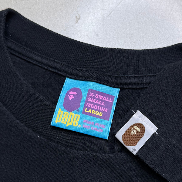 [L] OG Bape Blue Gradient Ape Head Tee