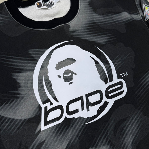 [L] Bape Stroke Camo Ape Head Sweatshirt