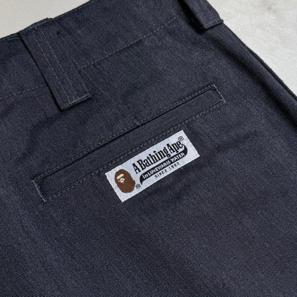 [M] Bape Classic Charcoal Bandana Pants