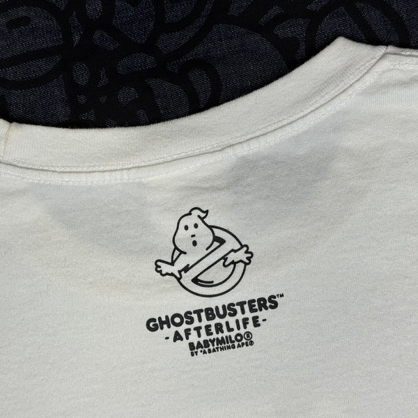 [L] Bape x Ghostbusters Collab College Tee
