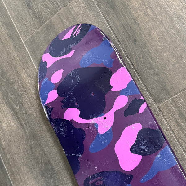 Bape Purple Camo Skate Deck