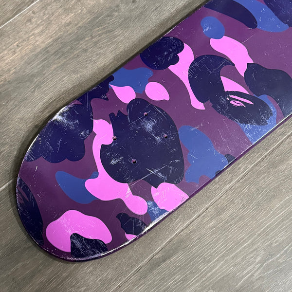 Bape Purple Camo Skate Deck