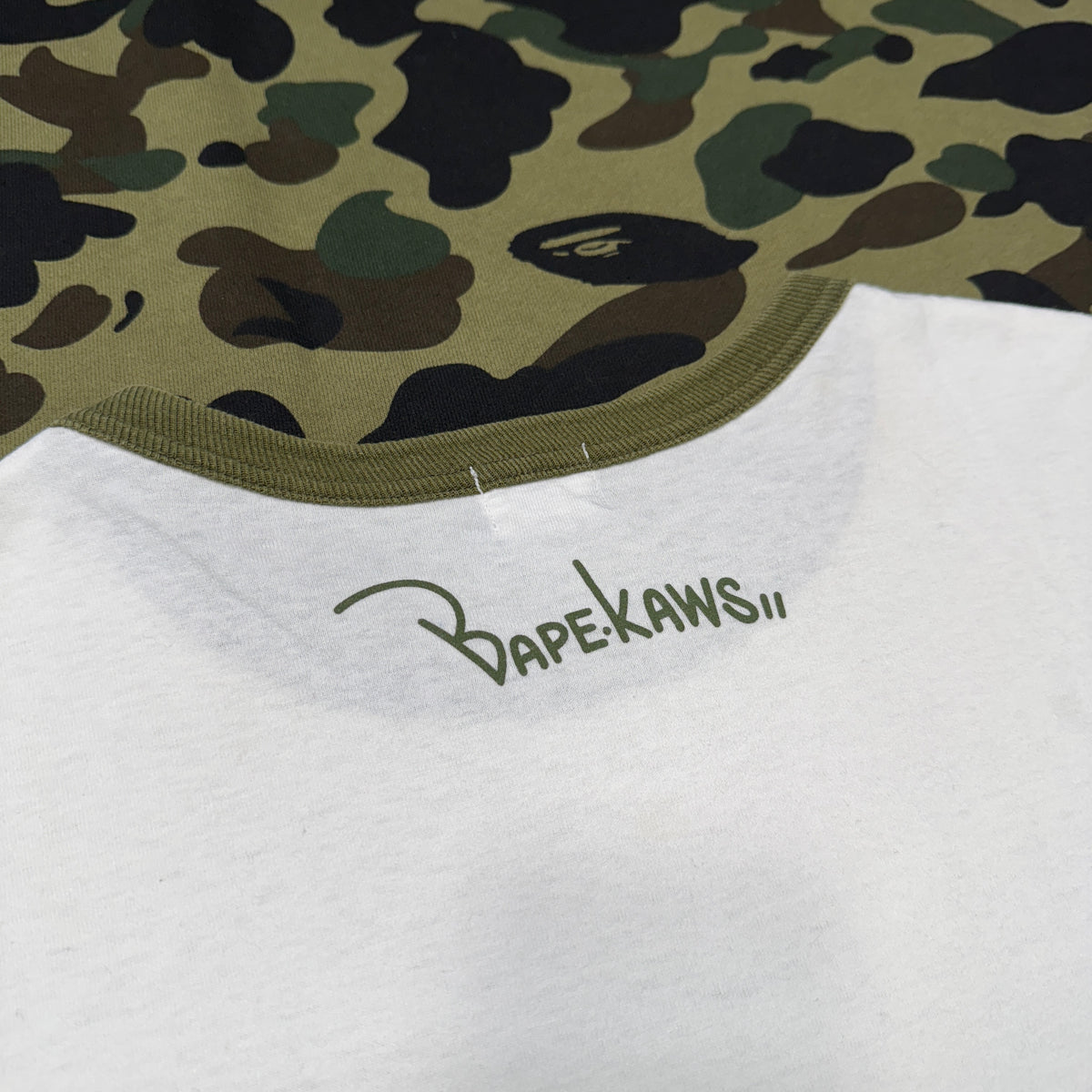 [M] OG Bape x KAWS Collab Longsleeve