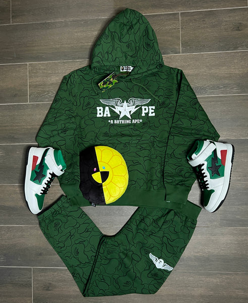 FLASH [L] DS Line Camo Bapesta Pullover Hoodie