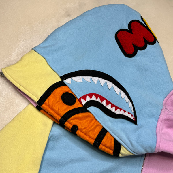 [XL] Bape Milo Pastel Shark Hoodie