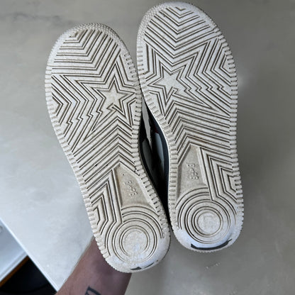 [9.5] Bape Maroon & Grey Bapestas