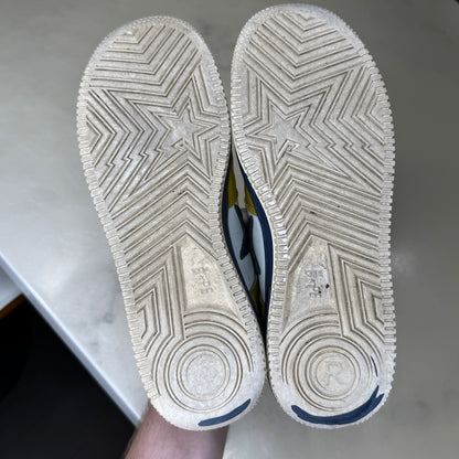 [9.5] Bape Navy & Yellow Bapestas