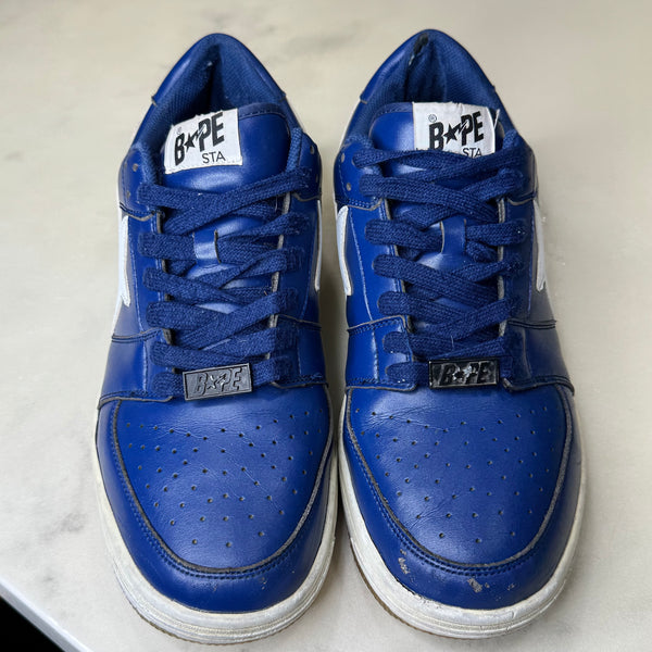 [12] Bape Blue Shark Sole Bapestas
