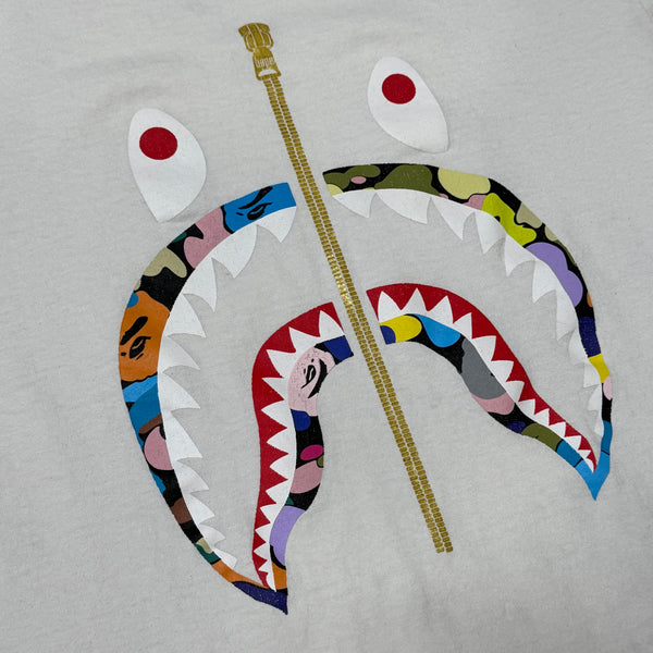 [XL] Bape Multi Camo Shark Tee