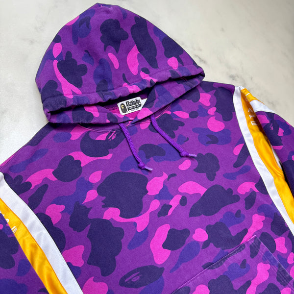 [M] Bape Purple Camo Pullover Hoodie