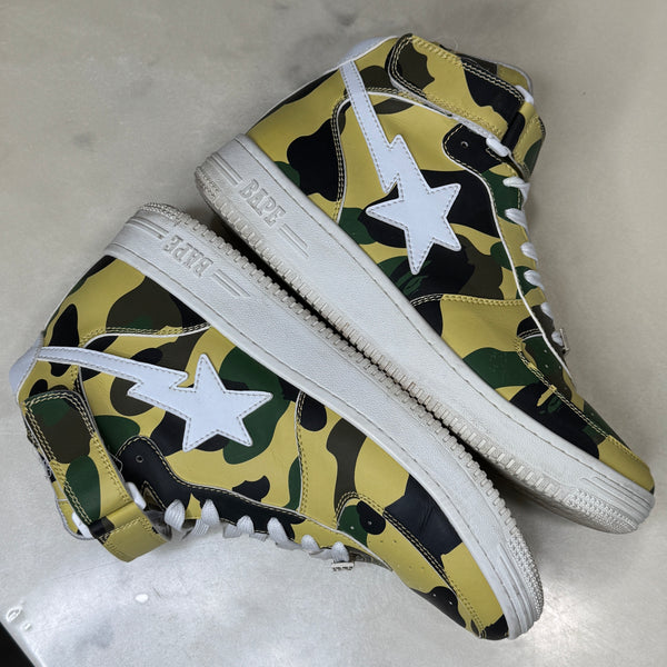 [12] Bape 1st Camo Bapesta Highs