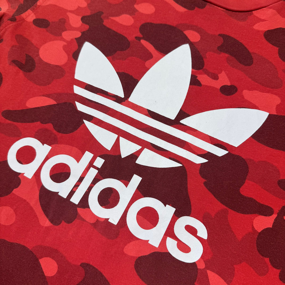 [L] Bape x Adidas Collab Camo Tee
