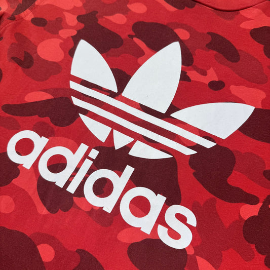 [L] Bape x Adidas Collab Camo Tee