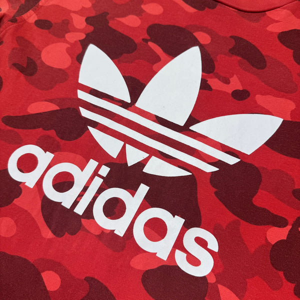[L] Bape x Adidas Collab Camo Tee