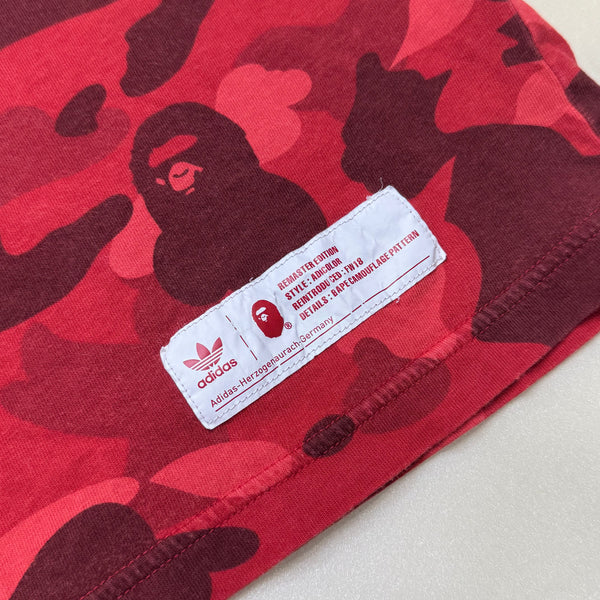[L] Bape x Adidas Collab Camo Tee
