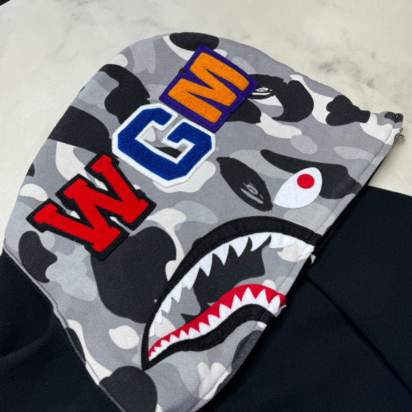 [XL] OG Bape Half Ultimate Camo Shark Hoodie