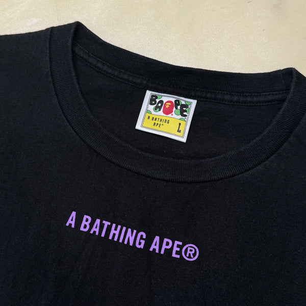 [L] OG Bape Cheetah Camo Ape Tee
