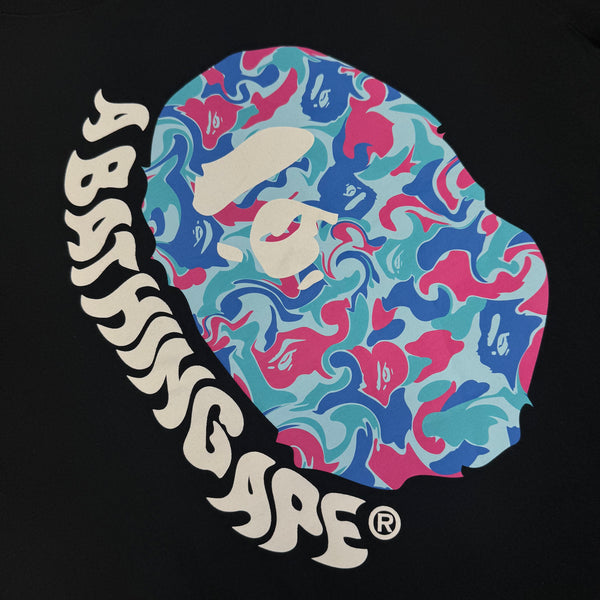[XL] Bape Marble Camo Ape Head Tee