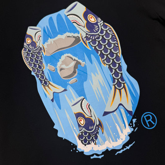 [XL] Bape Koi Fish Ape Head Tee