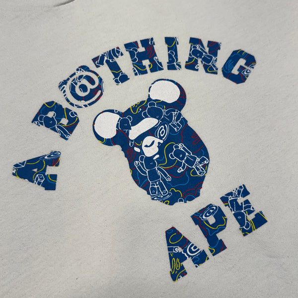 [2XL] Bape x Bearbrick Collab College Tee