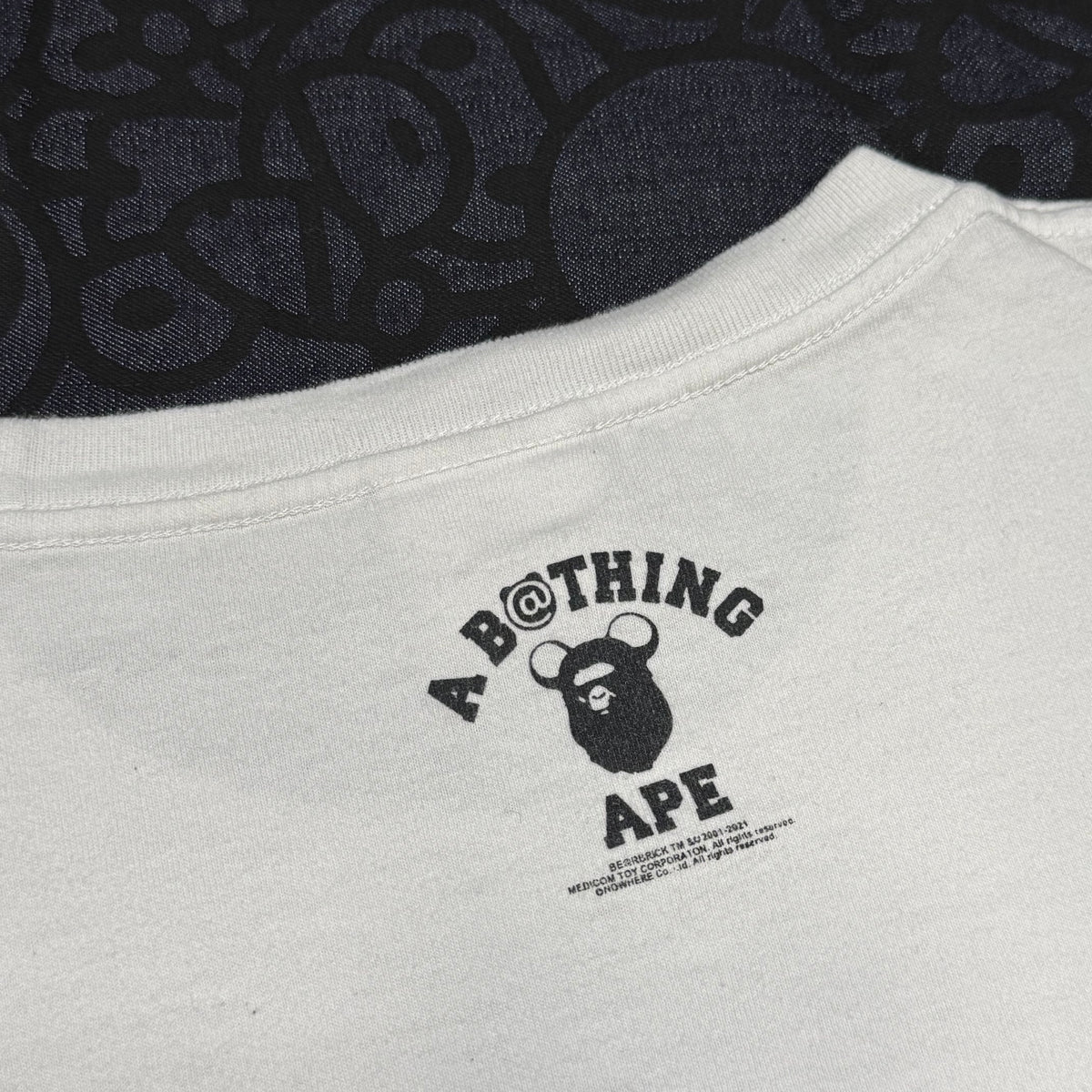 [2XL] Bape x Bearbrick Collab College Tee