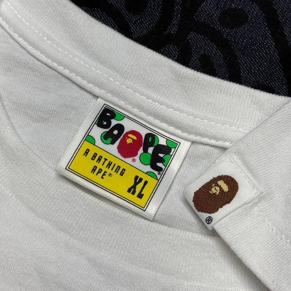 [XL] Bape Blue Plaid Ape Head Tee