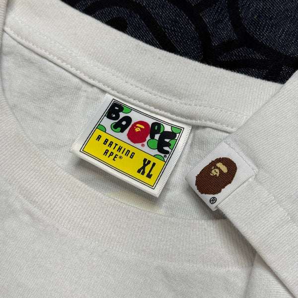 [XL] Bape Yellow Blue Box Ape Tee