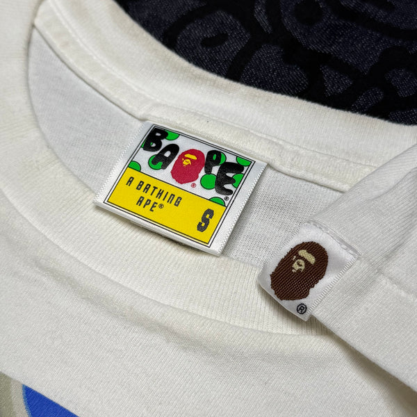 [S] Bape Liquid Camo College Tee