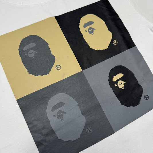 [S] Bape NY Madison Ave. Quad Ape Tee