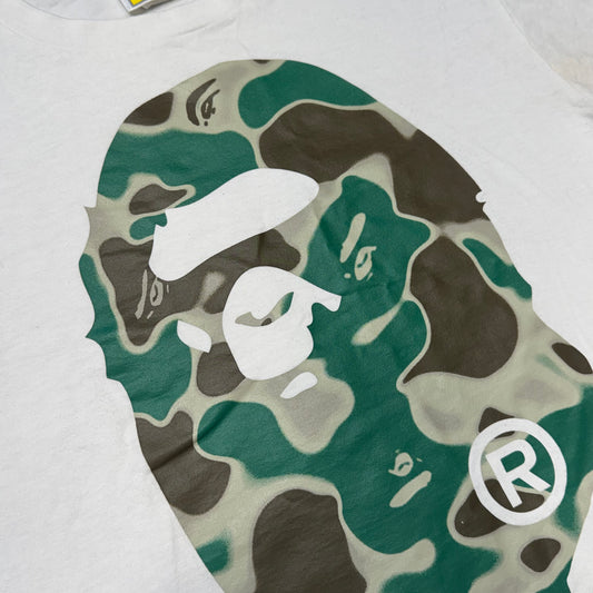 [S] Bape Liquid Camo Ape Head Tee