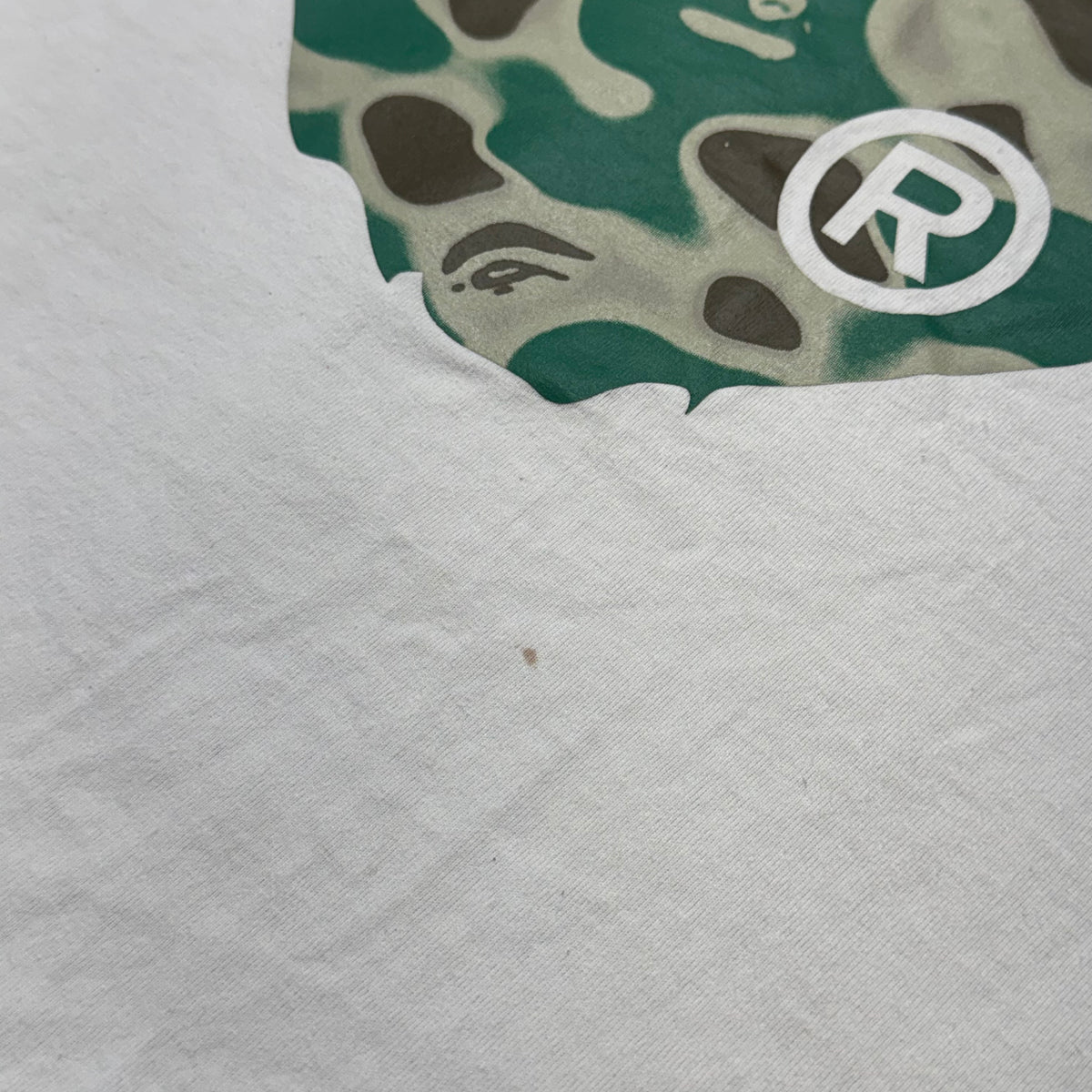 [S] Bape Liquid Camo Ape Head Tee
