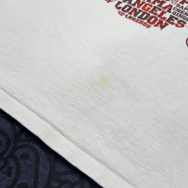 [XL] Bape Red Camo XXV Ape Tee