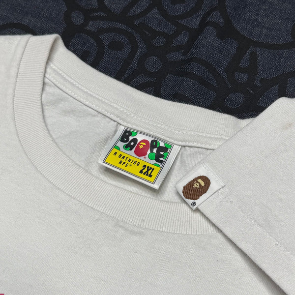 [2XL] Bape Pink ABC Camo College Tee
