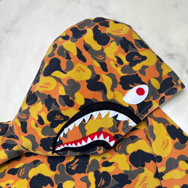 [M] Bape x The Weeknd Collab XO Camo Shark Hoodie