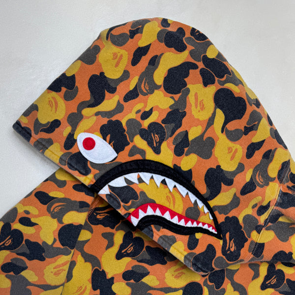 [M] Bape x The Weeknd Collab XO Camo Shark Hoodie