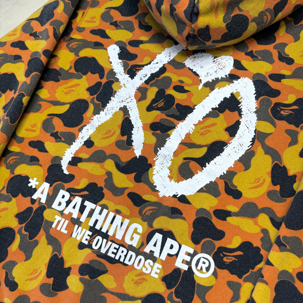 [M] Bape x The Weeknd Collab XO Camo Shark Hoodie