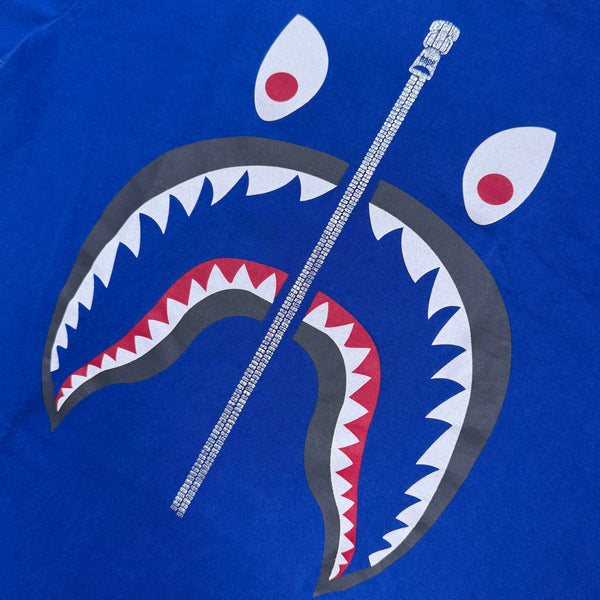 [M] Bape Mad Shark Logo Tee