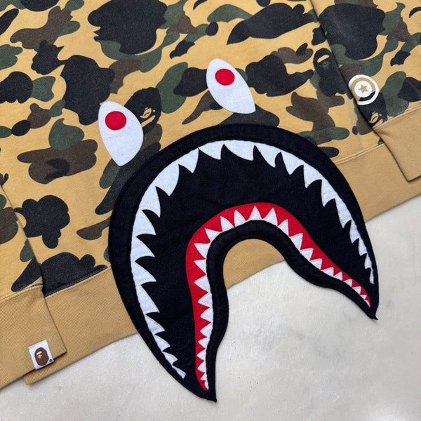 [M] Bape Full 1st Camo Back Shark Hoodie