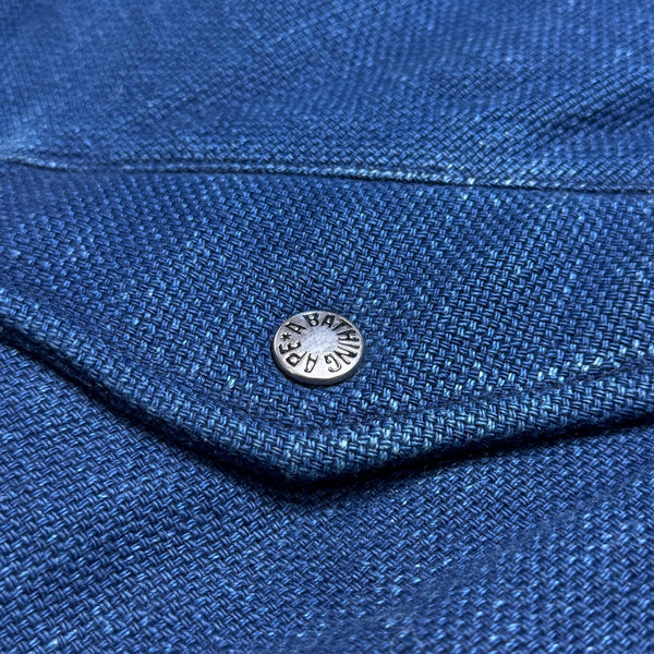 [XL] Bape Indigo Camo Shark Bomber Jacket