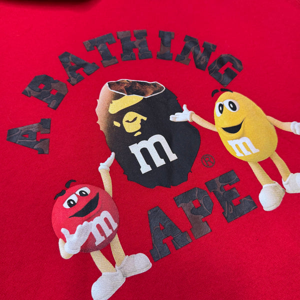 [2XL] Bape x M&M's Collab College Logo Hoodie