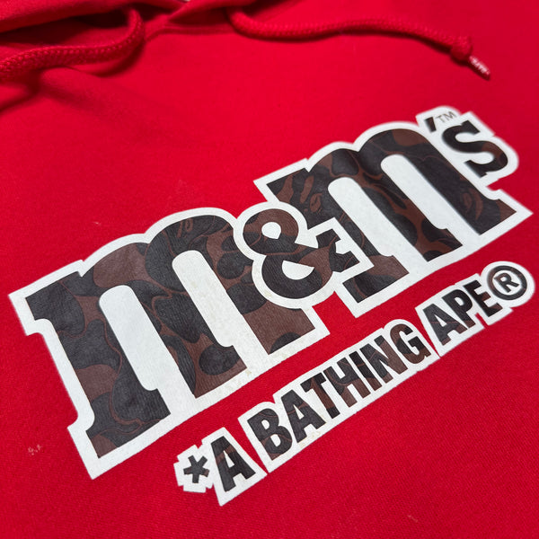 [2XL] Bape x M&M's Collab College Logo Hoodie