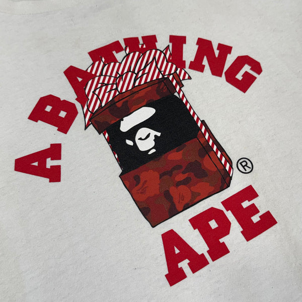 [XL] Bape Christmas College Logo Tee