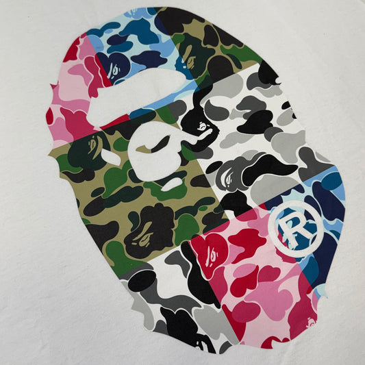 [2XL] Bape Multi ABC Camo Ape Tee