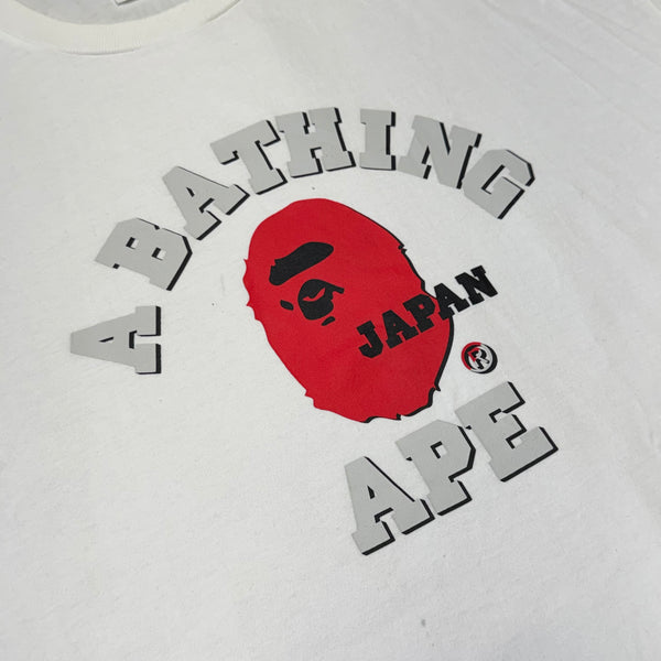[2XL] Bape Japan College Logo Tee