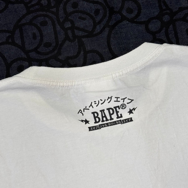 [2XL] Bape Japan College Logo Tee