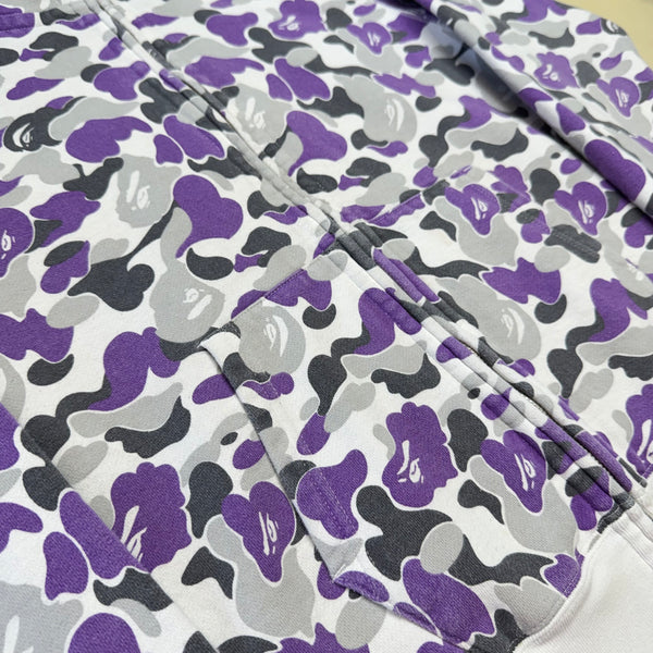 [S] Bape NY Full Camo Double Shark Hoodie