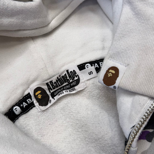 [S] Bape NY Full Camo Double Shark Hoodie