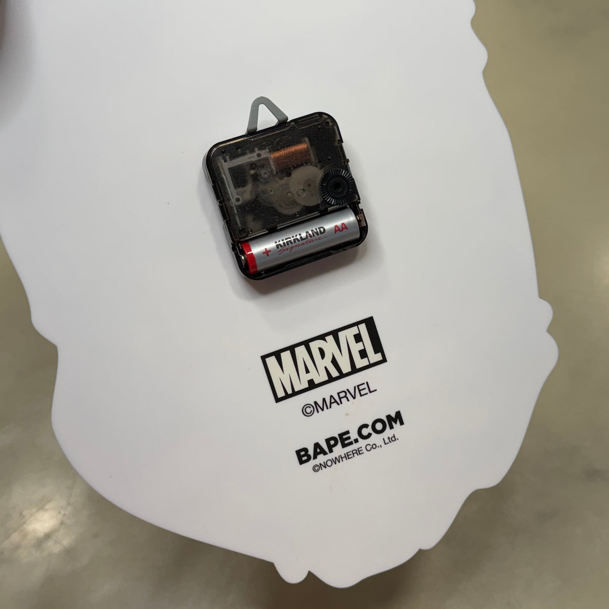 Bape x Marvel Collab Clock