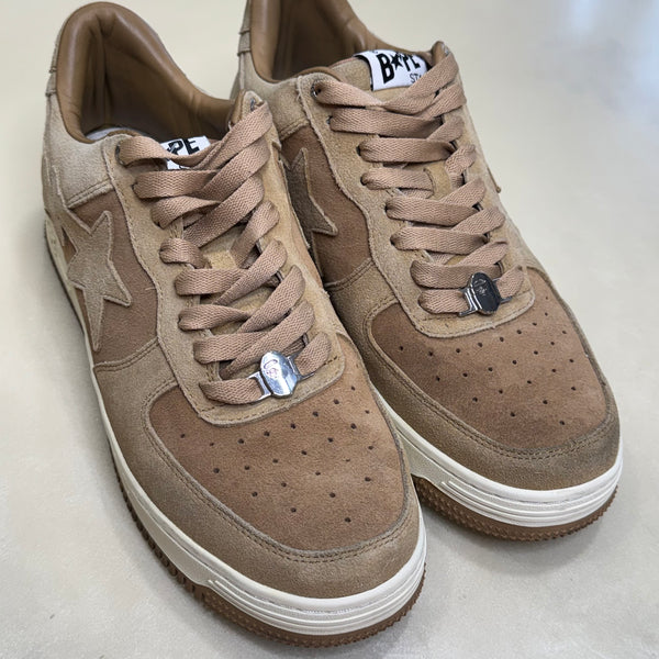 [12] Bape Tan Suede Bapestas