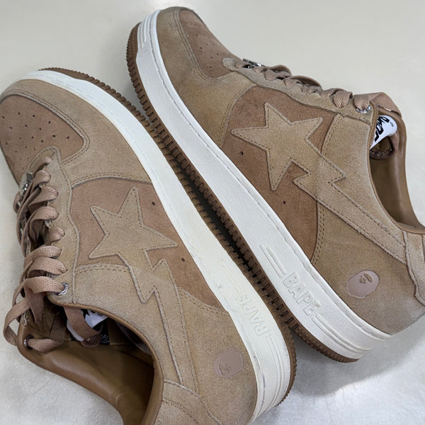 [12] Bape Tan Suede Bapestas